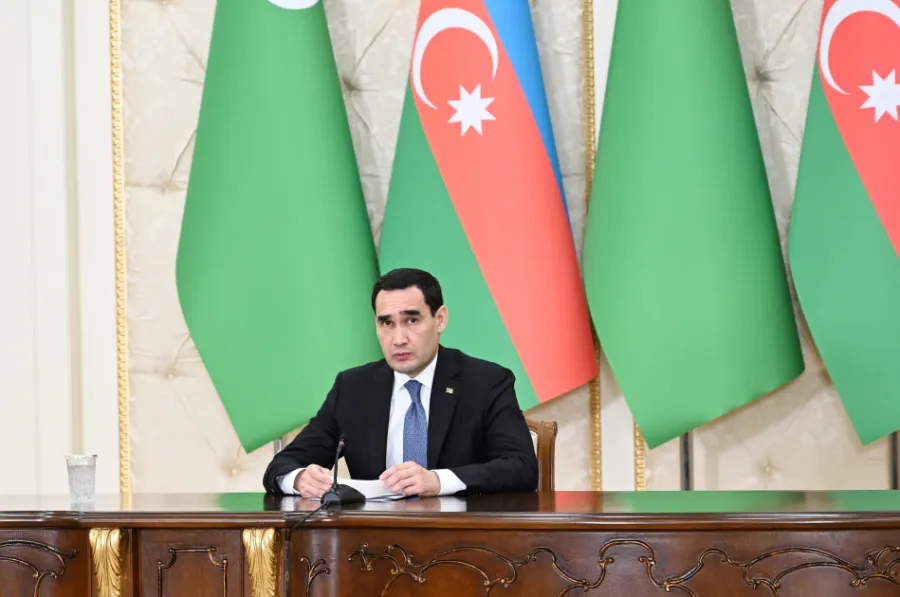 Azərbaycan və Türkmənistan prezidentləri mətbuata bəyanatlarla çıxış etdilər — 2