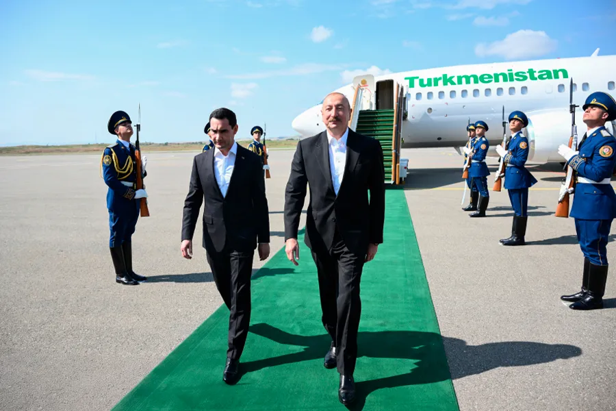 Türkmənistan Prezidenti Füzulidə səfərdədir