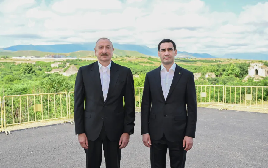 Türkmənistan lideri erməni vandallarının əməlləri ilə qarşılaşdı və... — 2