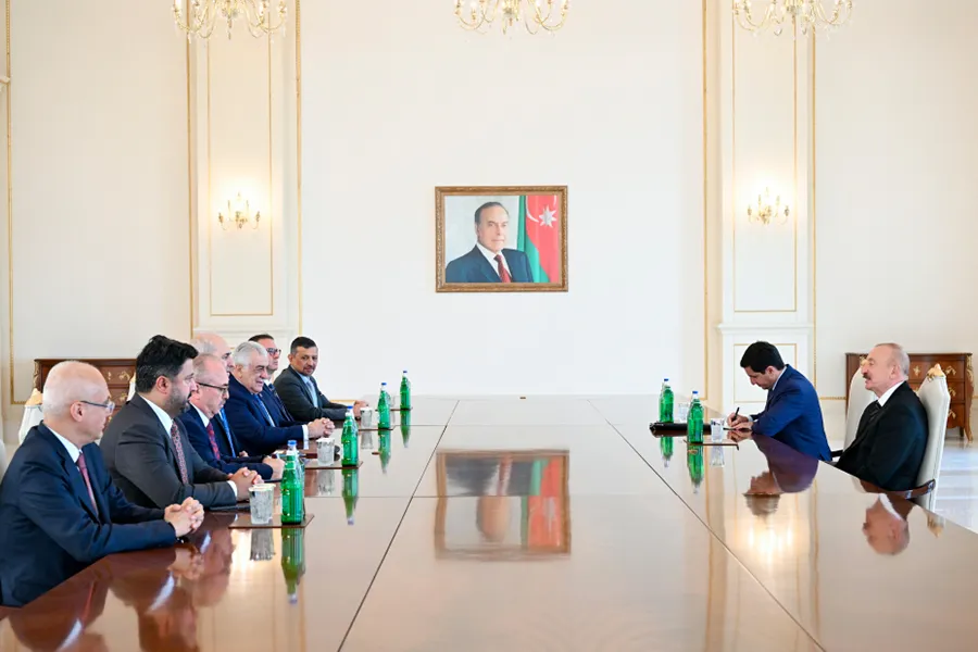Prezident Numan Kurtulmuşu qəbul etdi