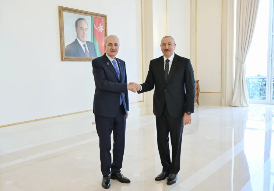 Prezident Numan Kurtulmuşu qəbul etdi — 7