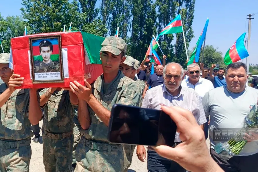 Birinci Qarabağ müharibəsinin itkin şəhidi Füzulidə dəfn edildi