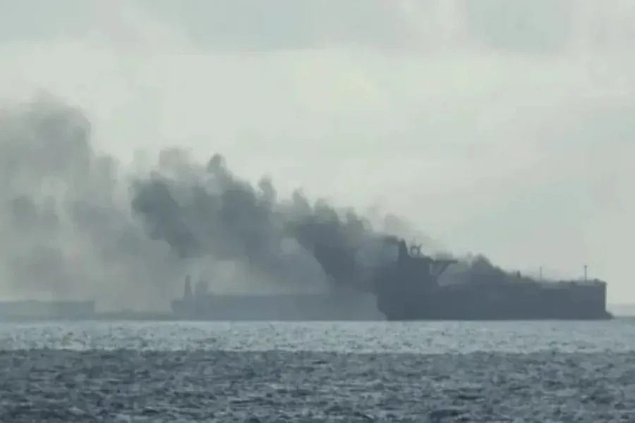 Hörmüzdə Səudiyyə bayrağı altında üzən tanker hədəf alındı