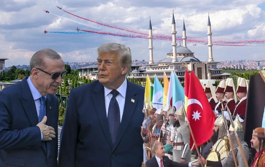 Trampın Ankarada Mehtər marşı ilə təntənəli qəbulu İranı özündən çıxardı