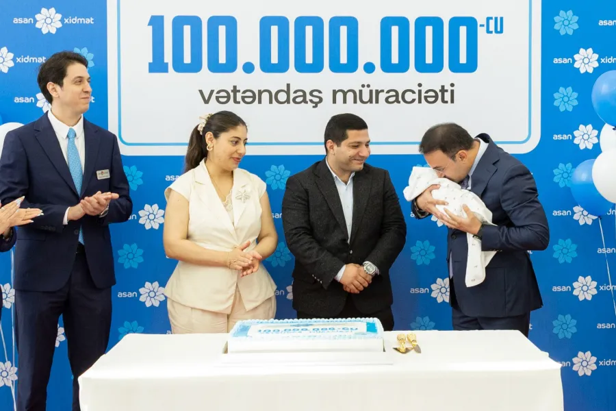 “ASAN xidmət”in 100 milyonuncu müraciəti balaca körpə tərəfindən edildi — 4