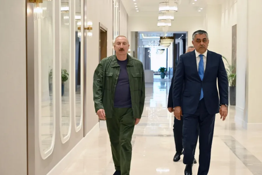 İlham Əliyev Xankəndidə yeni hotelin açılışını etdi — 2