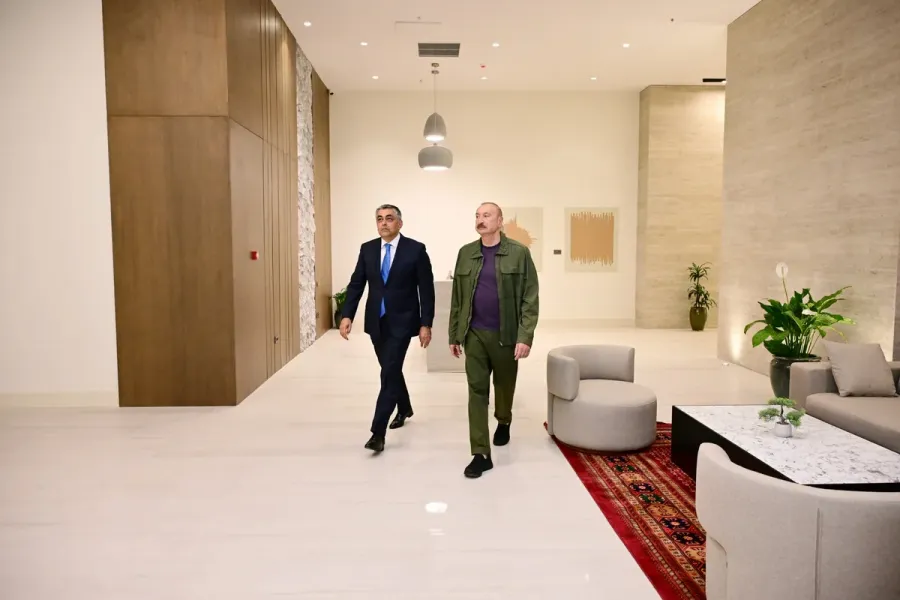 İlham Əliyev Xankəndidə yeni hotelin açılışını etdi — 6