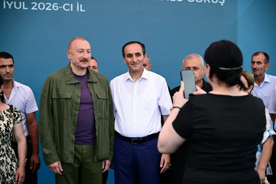 İlham Əliyev Xocavəndin Quzeyxırman kəndində oldu - YENİLƏNDİ — 17