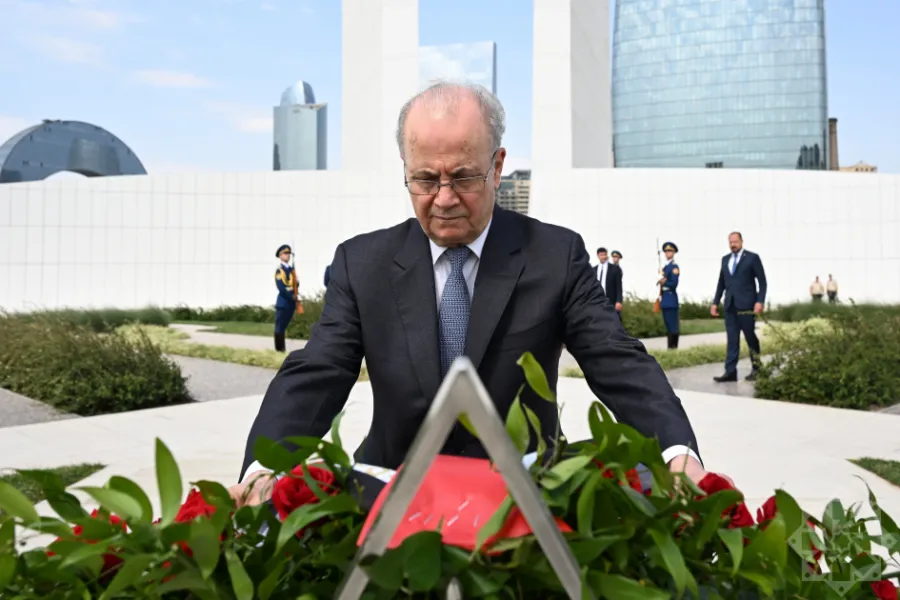 Fələstin Baş naziri Zəfər parkını ziyarət etdi — 3