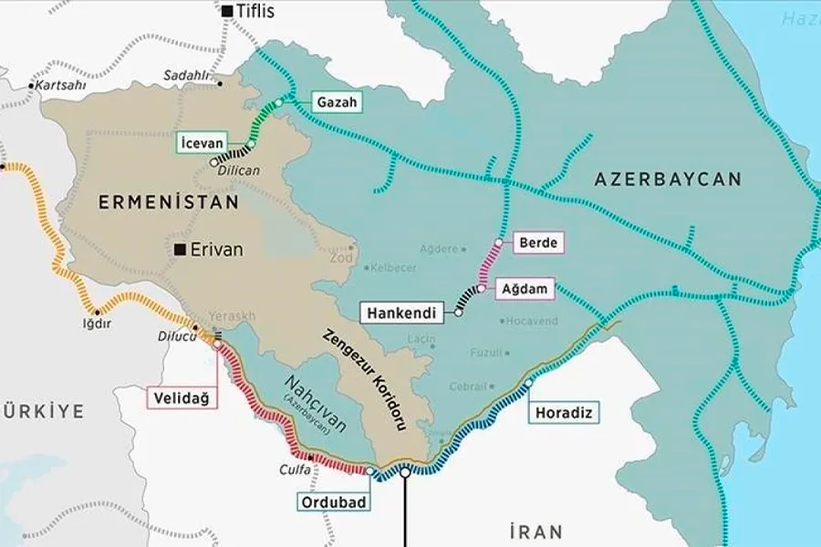 Ermənistan Zəngəzur dəhlizində işlərə başladı