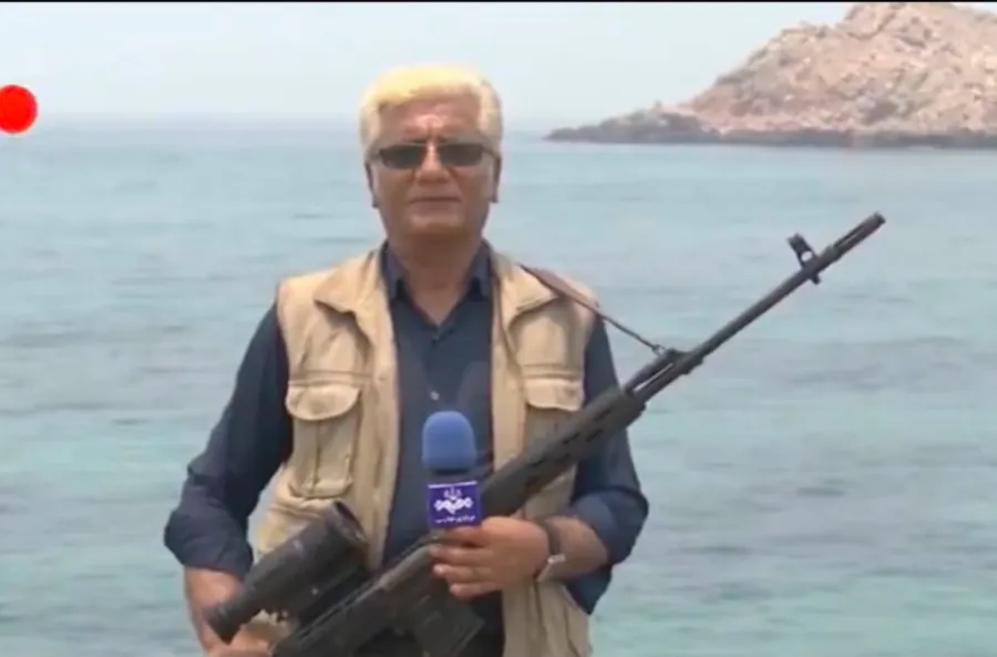 İranda jurnalist efirə snayperlə  çıxdı - "Mübarizəyə hazırıq!"