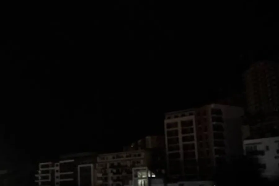 Gürcüstan qaranlığa qərq oldu - VİDEO