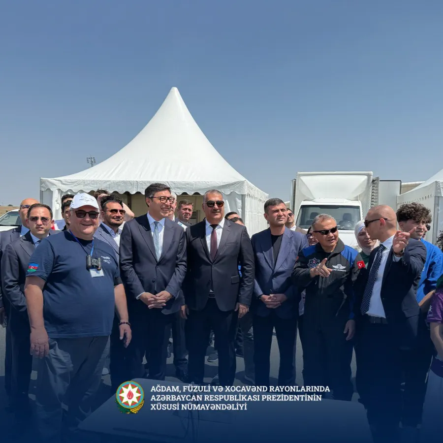 Füzulidə keçirilən aerokosmik festival böyük maraqla qarşılandı - FOTOLAR — 2