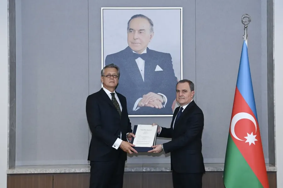Ceyhun Bayramov Almaniyanın Azərbaycandakı yeni səfirini qəbul etdi — 1
