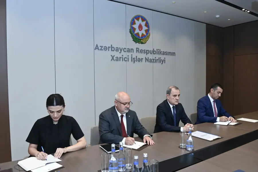 Ceyhun Bayramov Almaniyanın Azərbaycandakı yeni səfirini qəbul etdi — 3