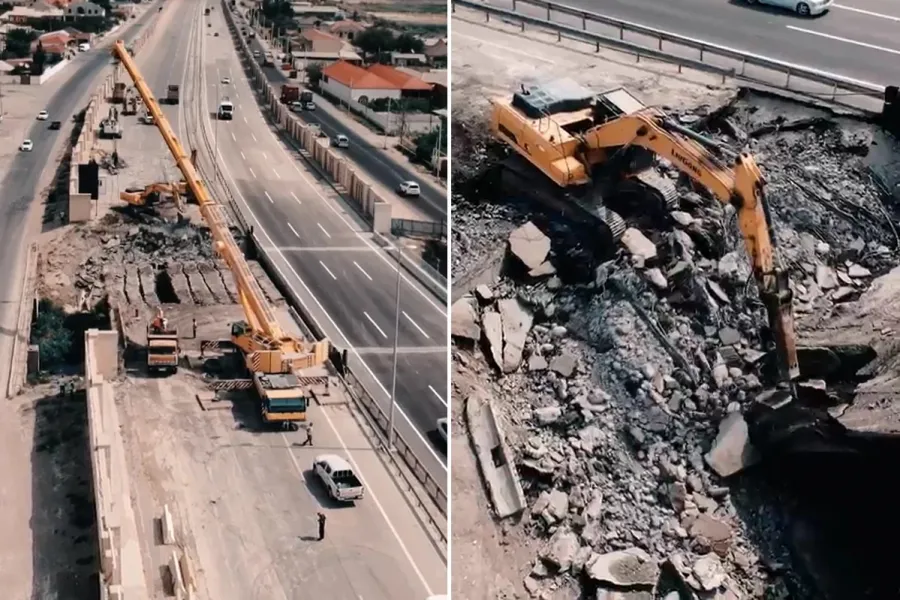 Sürücülərin DİQQƏTİNƏ! Bu yolda körpü sökülür