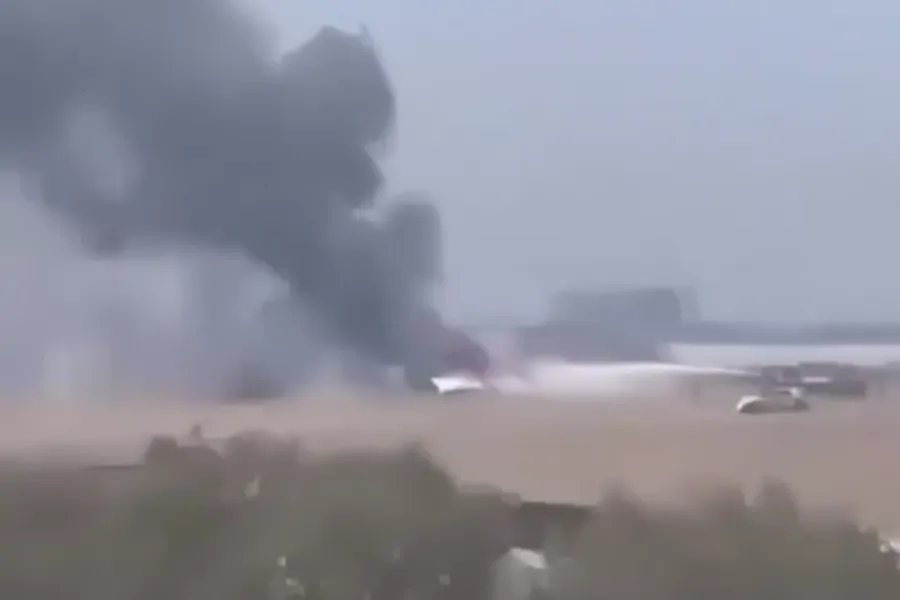 F-35 qırıcısı qəzaya uğradı - VİDEO