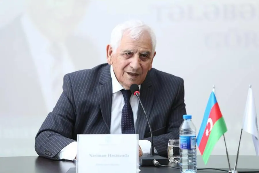İlham Əliyev və Mehriban Əliyeva Nəriman Həsənzadənin vida mərasiminə əklil göndərib