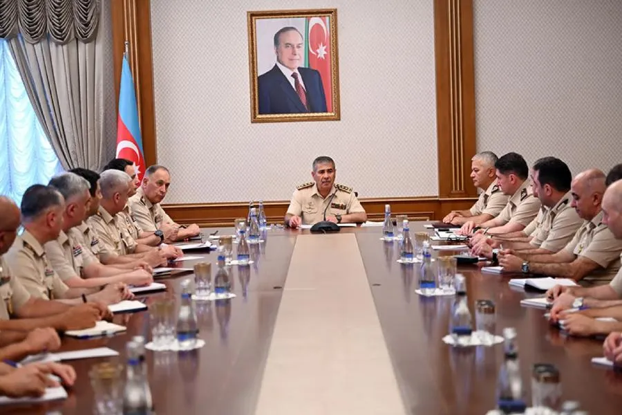 Zakir Həsənov hərbi attaşelərlə görüş keçirdi