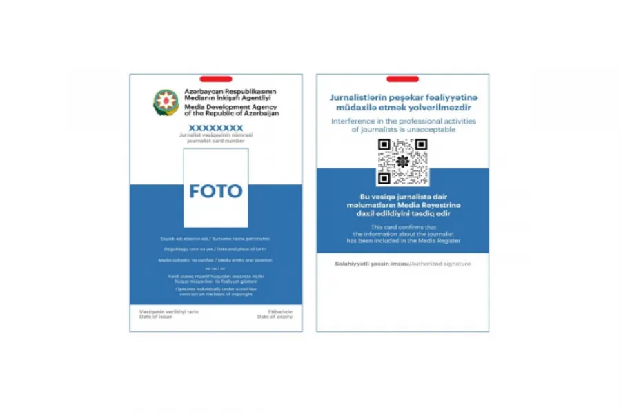 Jurnalist vəsiqəsi haqqında dəyişiklik edildi