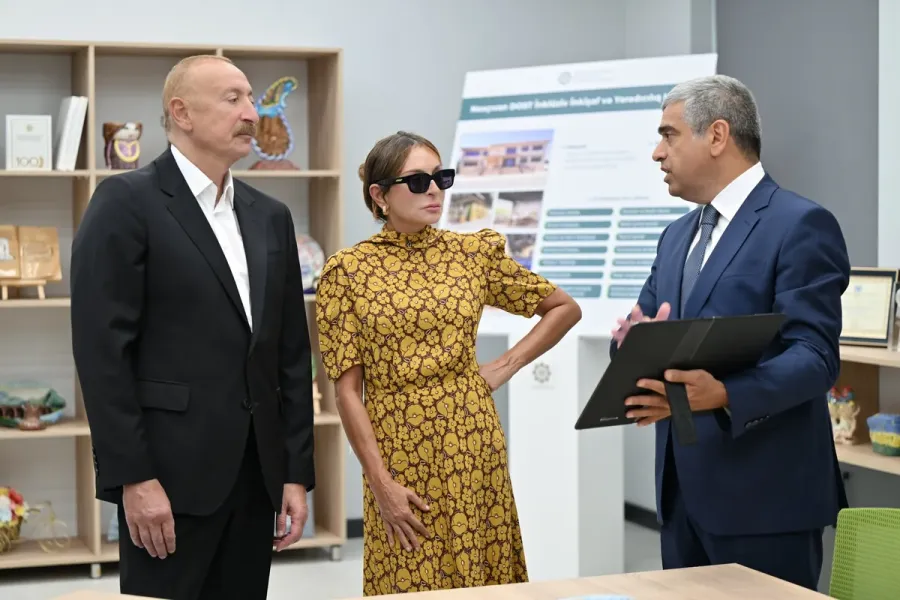 Prezident və xanımı Naxçıvanda yeni DOST Mərkəzini açdı - YENİLƏNDİ — 2