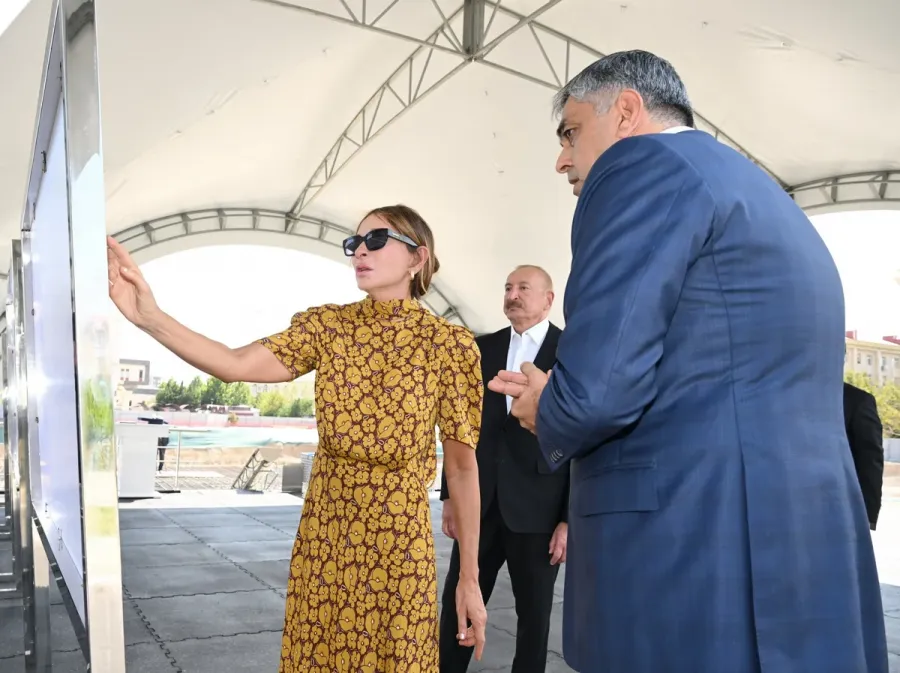 Naxçıvanda 131 otaqlı mehmanxana tikilir: Prezident təməlini qoydu — 1