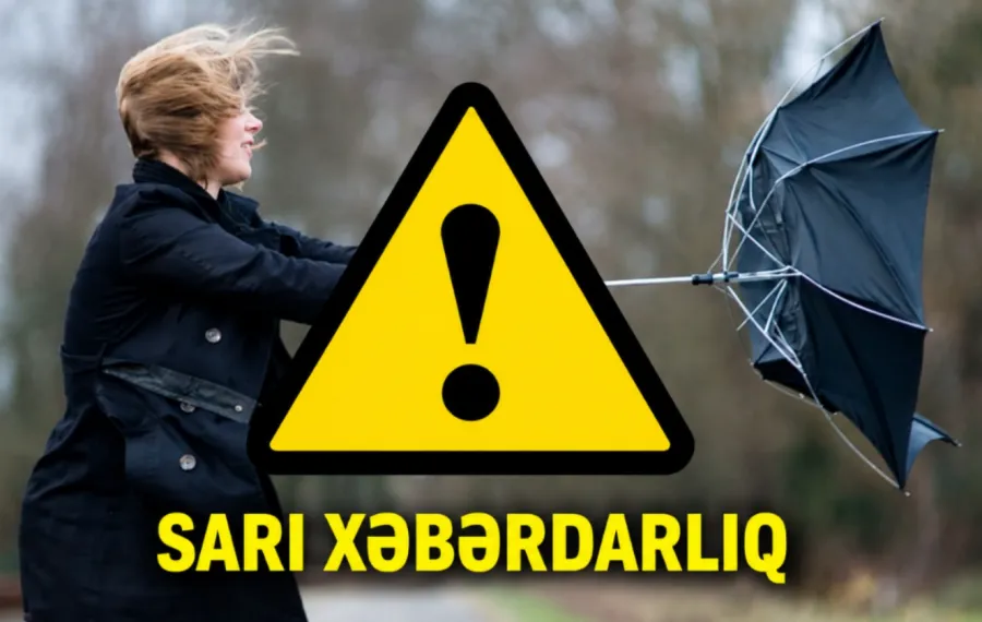 Həftə sonu üçün sarı və narıncı xəbərdarlıq edildi