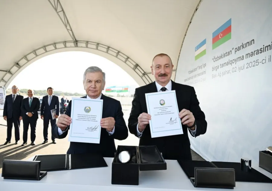 İlham Əliyev Özbəkistanın Milli İnformasiya Agentliyinə müsahibə verdi — 6