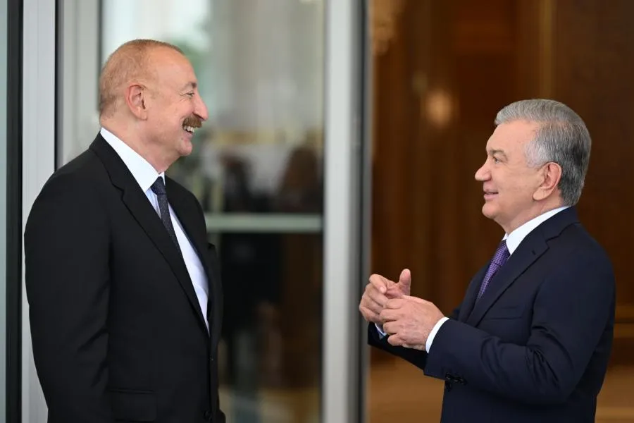 Şavkat Mirziyoyev İlham Əliyevin Özbəkistana səfəri ilə bağlı paylaşım etdi