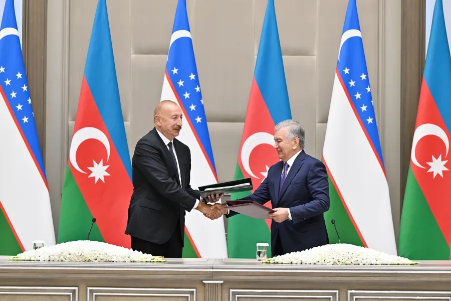 Daşkənddə Azərbaycan və Özbəkistan sənədlərinin imzalanma və mübadiləsi mərasimi oldu — 2