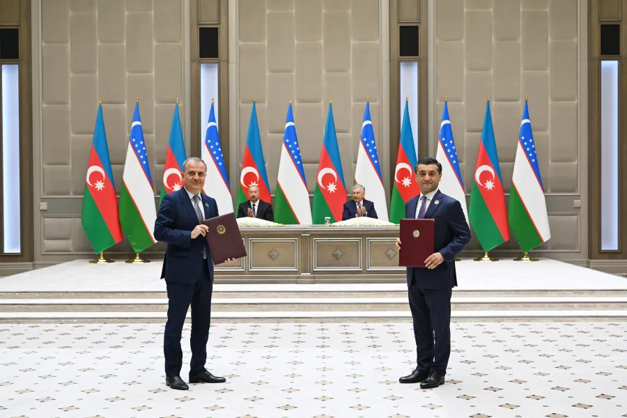 Daşkənddə Azərbaycan və Özbəkistan sənədlərinin imzalanma və mübadiləsi mərasimi oldu — 4