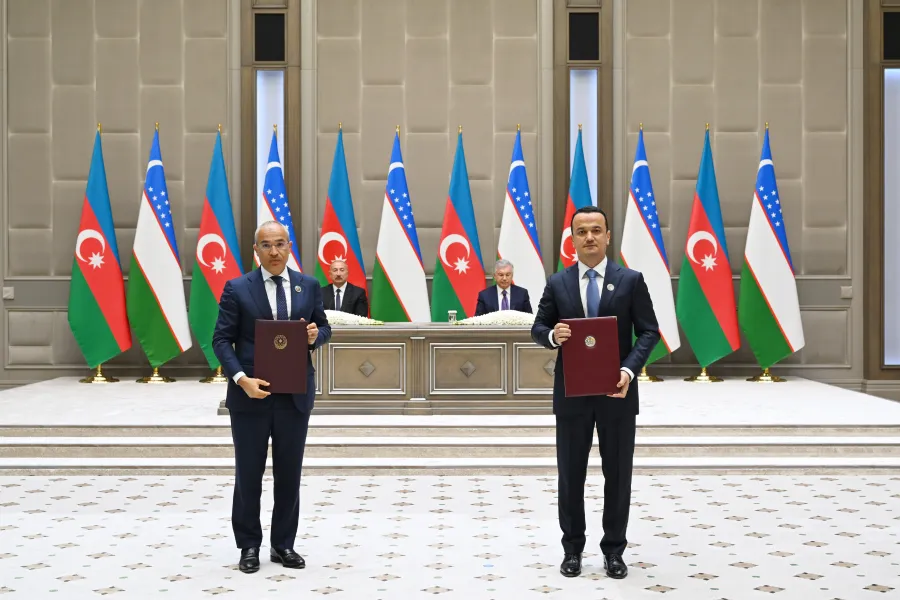 Daşkənddə Azərbaycan və Özbəkistan sənədlərinin imzalanma və mübadiləsi mərasimi oldu — 5