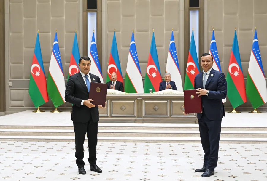 Daşkənddə Azərbaycan və Özbəkistan sənədlərinin imzalanma və mübadiləsi mərasimi oldu — 6