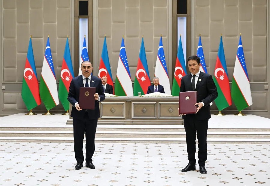 Daşkənddə Azərbaycan və Özbəkistan sənədlərinin imzalanma və mübadiləsi mərasimi oldu — 8