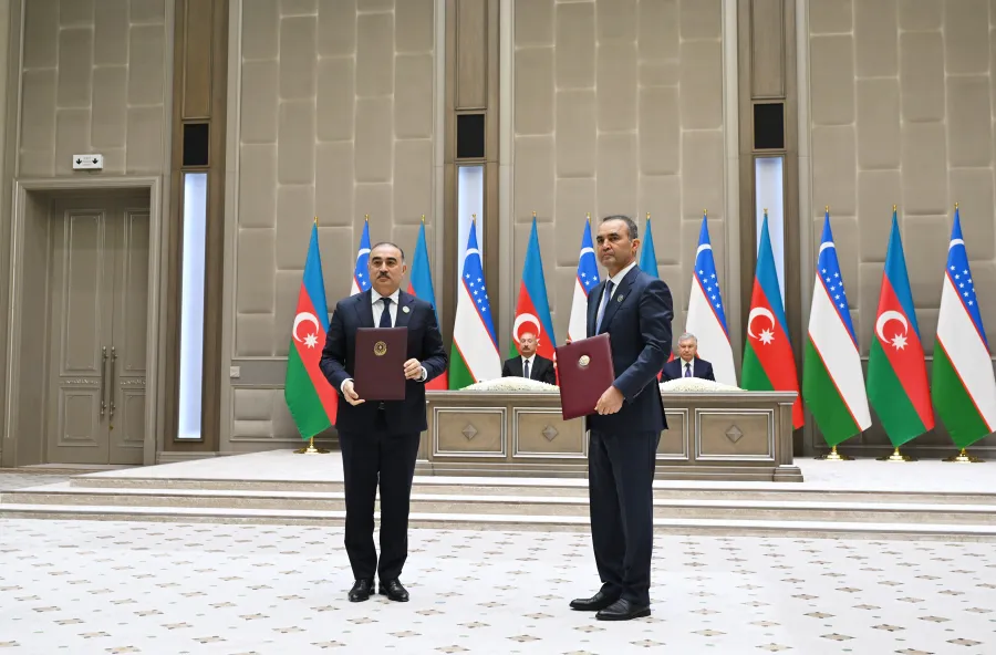 Daşkənddə Azərbaycan və Özbəkistan sənədlərinin imzalanma və mübadiləsi mərasimi oldu — 9