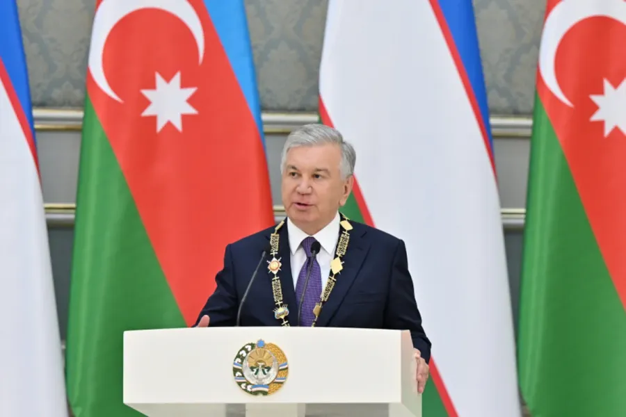 Daşkənddə Azərbaycan və Özbəkistan prezidentlərinin təltifolunma mərasimi keçirildi — 1