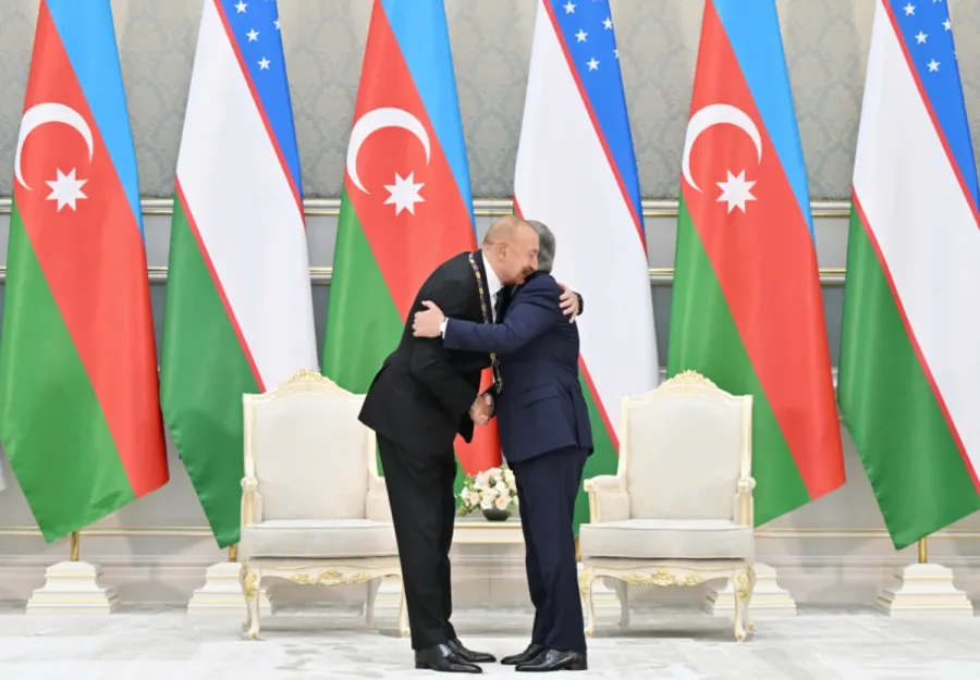 Daşkənddə Azərbaycan və Özbəkistan prezidentlərinin təltifolunma mərasimi keçirildi — 9