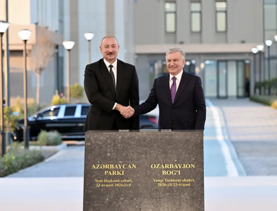 Yeni Daşkənd şəhərində "Azərbaycan" parkının təməli qoyulub — 3