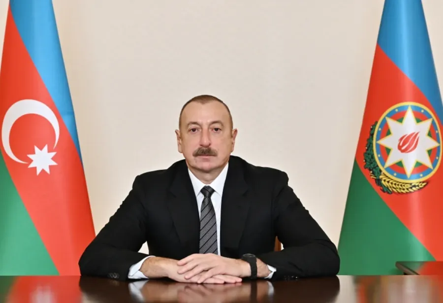 Ilham Aliyev arrives in Kyrgyzstan for working visit