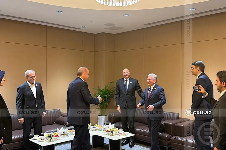 İlham Əliyev bu ölkələrin prezidentləri ilə bir araya gəldi - FOTO