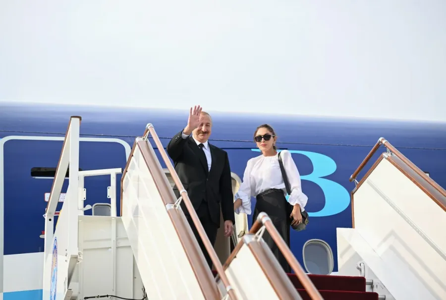 Ilham Aliyev concludes working visit to Kyrgyzstan