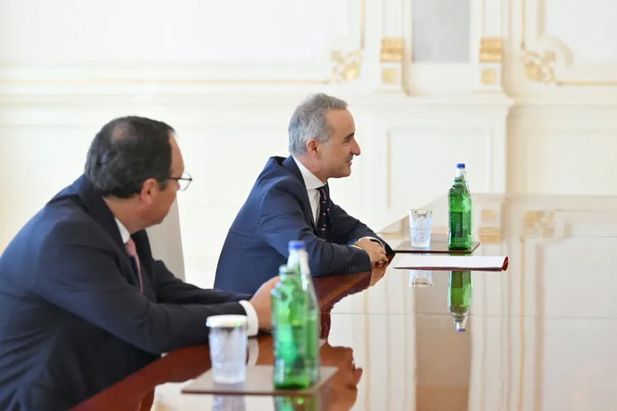 President Ilham Aliyev receives OSCE PA President Pere Joan Pons Sampietro — 2