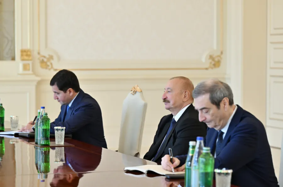 President Ilham Aliyev receives OSCE PA President Pere Joan Pons Sampietro — 4