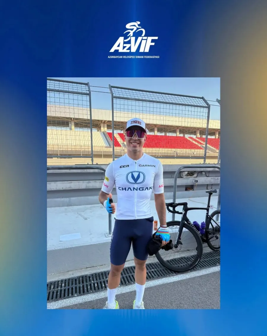 Velosipedçimiz Qazaxıstandan mükafatla qayıdır: Dördlükdə yer aldı — 1