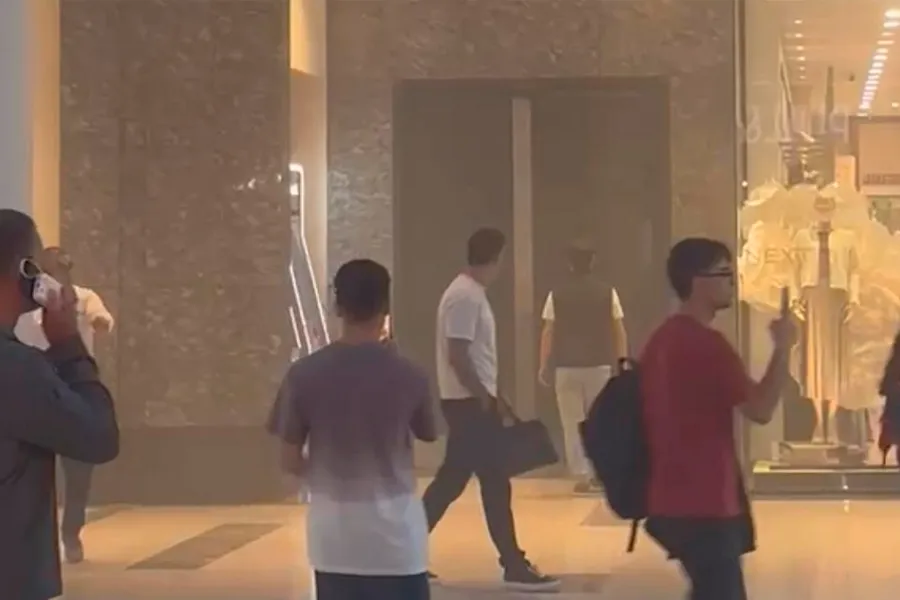 "Gənclik Mall"da həyəcan siqnalı verildi - Vətəndaşlar təxliyə edilir (VİDEO)