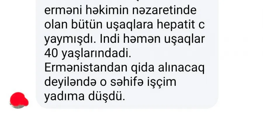 "Sumqayıtda uşaqları qəsdən qorxunc xəstəliklərə yoluxdururdular” – Erməni həkimlə bağlı dəhşətli İDDİA — 2