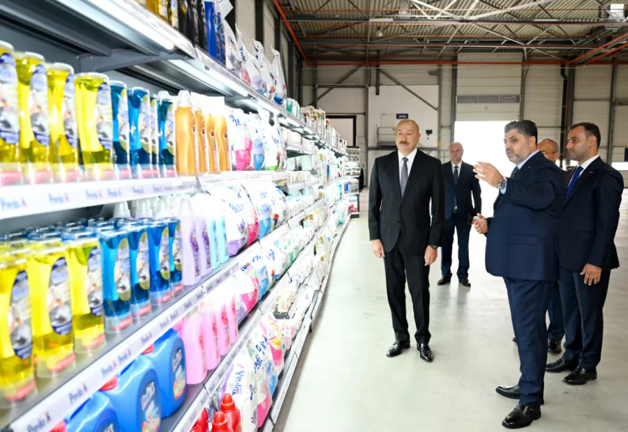 Prezident Qaradağda kağız və gigiyenik məhsulların istehsalı müəssisəsinin açılışında iştirak etdi — 5