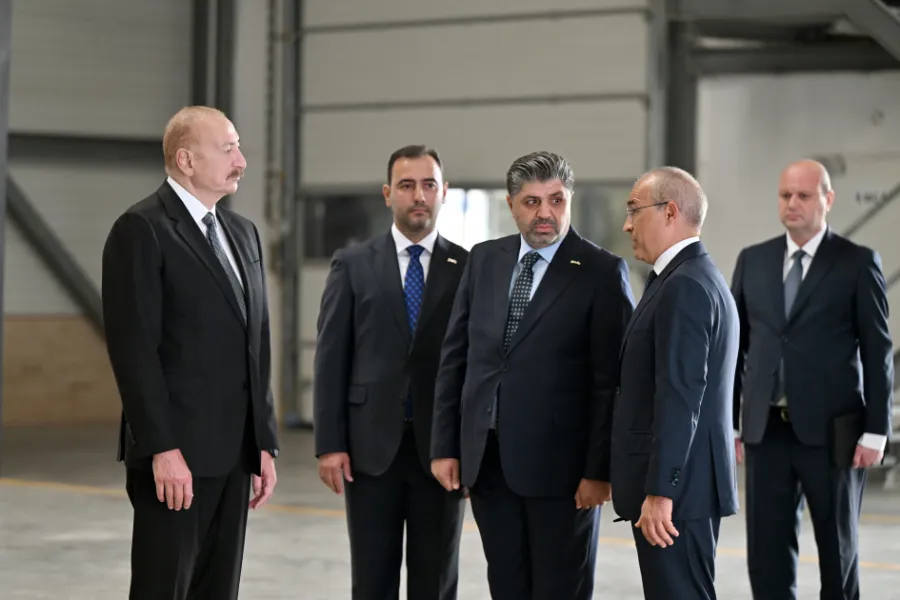 Prezident Qaradağda kağız və gigiyenik məhsulların istehsalı müəssisəsinin açılışında iştirak etdi — 7