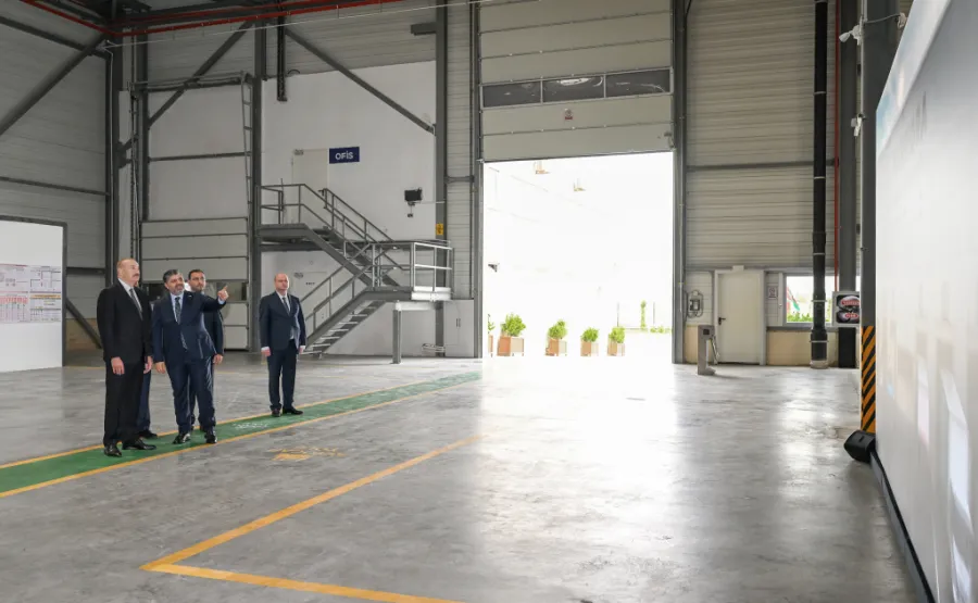 Prezident Qaradağda kağız və gigiyenik məhsulların istehsalı müəssisəsinin açılışında iştirak etdi — 9