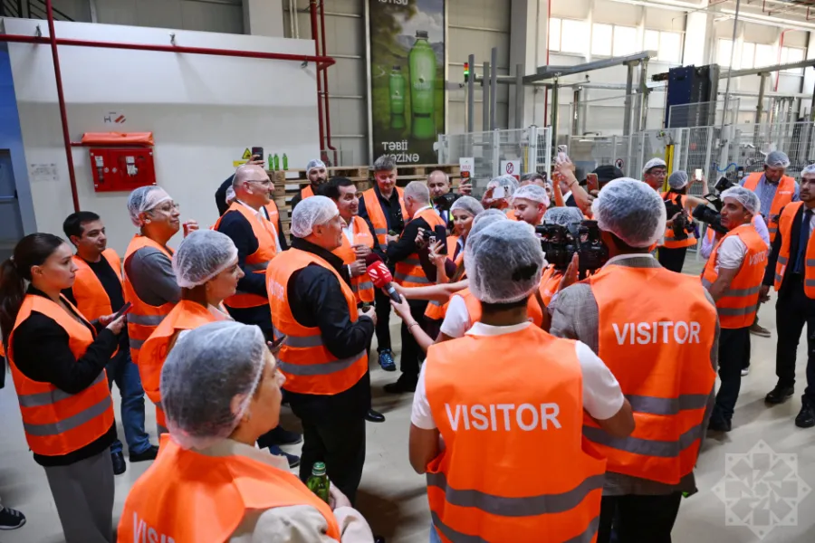 Xarici diplomatlar “İstisu” mineral su zavodunda olublar — 3